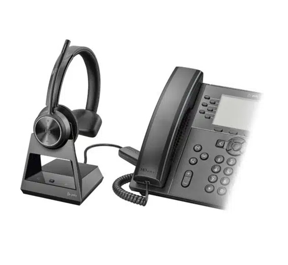 Auricular Poly Savi 7310 inalámbrico Office USB (Monoaural, Teléfono fijo y Ordenador)