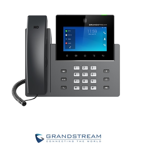 Grandstream GXV3450 videotelefono SIP WiFi dual Bluetooth, PoE+