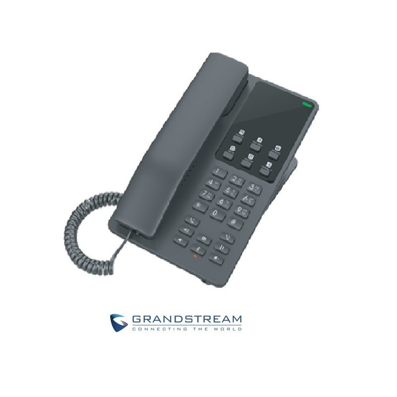 Telefono Grandstream GHP621 IP sobremesa sin pantalla negro
